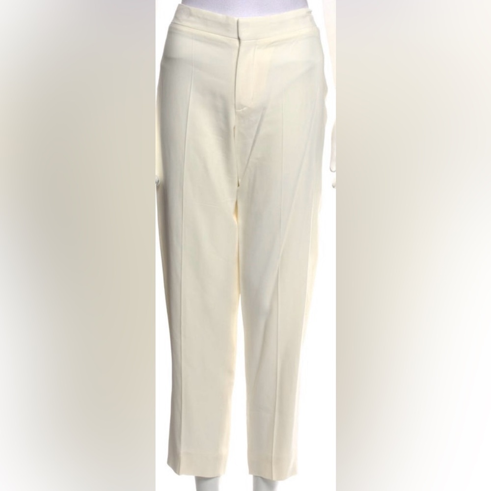 Chloe Winter white/Ivory light weight wool pants